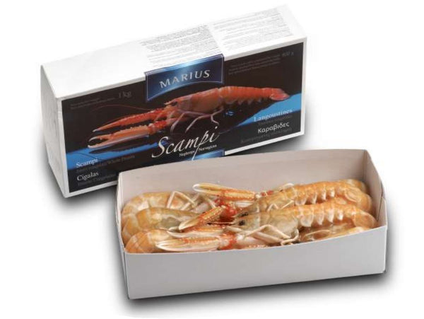 Frozen Whole Langoustine / Scampi - Evergreen Seafood